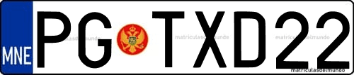 Imagen de ejemplo de matrícula con registro 