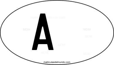 international oval code A & H from Imperio Austrohúngaro