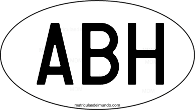 código internacional ABH de Abjasia