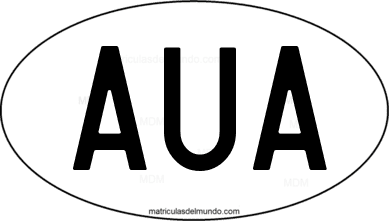 código internacional AUA de Aruba