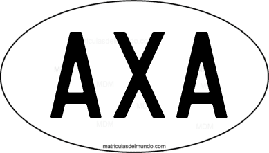 código internacional AXA de Anguilla