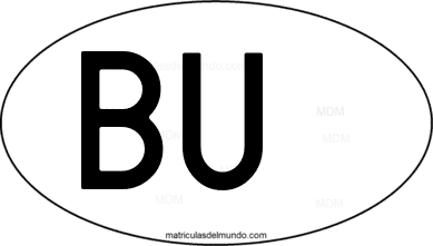 código internacional BU de Burundi