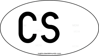 código internacional CS de Checoslovaquia