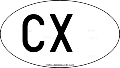 código internacional CX de Isla de Navidad