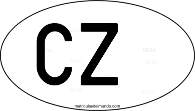 código internacional CZ de República Checa