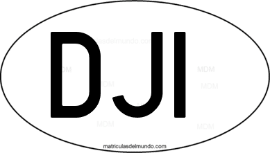 código internacional DJI de Djibouti