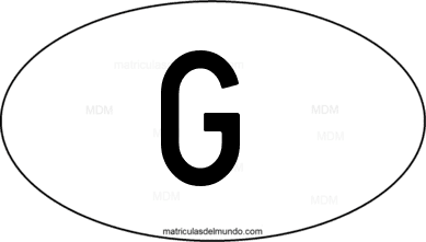 código internacional G de Gabon