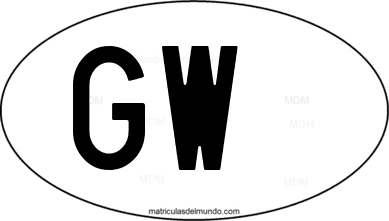 código internacional GW de Guinea Bissau