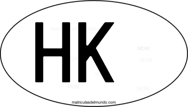 código internacional HK de Hong Kong