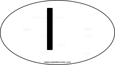 international oval code I from Italia