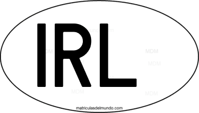 código internacional IRL de Irlanda