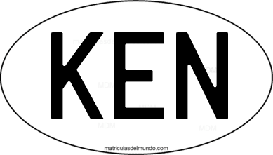código internacional KEN de Kenia