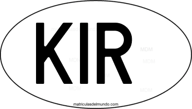 código internacional KIR de Kiribati