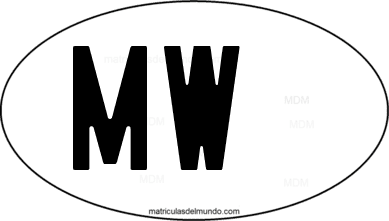 código internacional MW de Malawi
