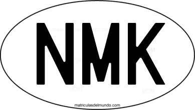 código internacional NMK de Macedonia del Norte