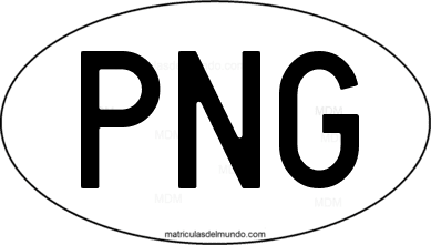 código internacional PNG de Papúa Nueva Guinea