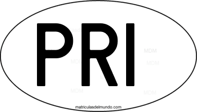 código internacional PRI de Puerto Rico