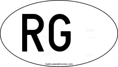 código internacional RG de Guinea