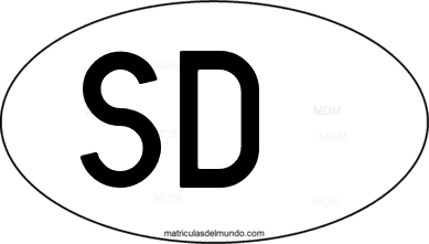 código internacional SD de Esuatini