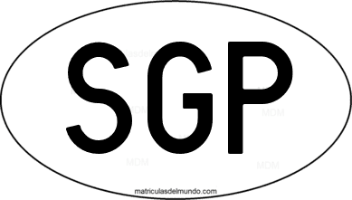 código internacional SGP de Singapur
