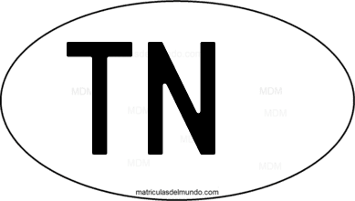 código internacional TN de Túnez