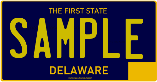 Matrícula de coche de Delaware