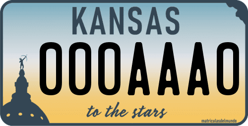 Matrícula de coche de Kansas de 2024