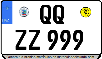 Genera tu propia matricula de Alemania de las Fuerzas Americanas en Alemania QQ / Generate for free your own license plate from American Forzes QQ in Geramany