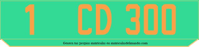 Matrícula de coche de Francia del cuerpo diplomatico