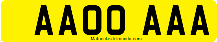 Genera y crea tu propia matricula de Reino Unido de sistema normal gratis / Generate your own united kingdom license plate from normal system for free