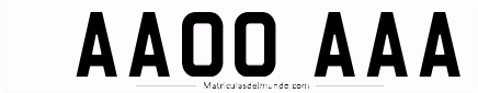 Genera y crea tu propia matricula de Reino Unido de sistema normal gratis / Generate your own united kingdom license plate from normal system for free