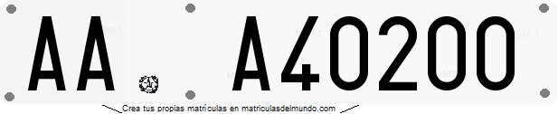 Genera y crea tu propia matricula de Italia del sistema antiguo gratis / Generate your own italian license plate from old ancient system for free