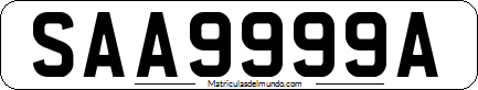 Genera y crea tu propia matricula de Singapur de sistema normal en blanco gratis / Generate your own Singapore license plate from normal system for free