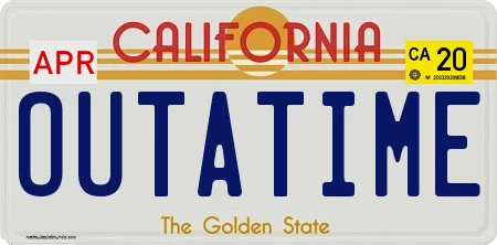 regular US license plate