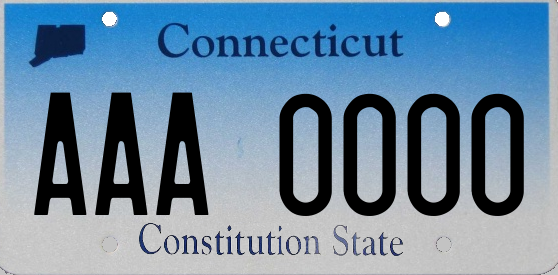 Genera y crea tu propia matricula de CONECTICA CONNECTICUT de sistema normal gratis imagen dibujo estados unidos/ Generate your own United States CONNECTICUT fake free license plate image from normal system for free