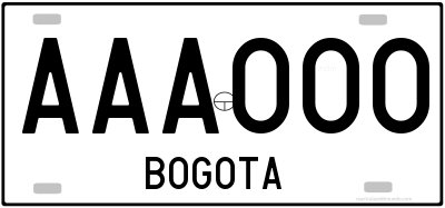 Genera tu propia matricula COLOMBIANA de vehiculos publicos / Generate your own colombian license plate from private owner for free