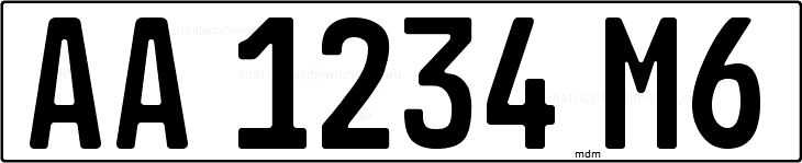 Genera y crea tu propia matricula de República de Mali actual para coche miniatura diescast/ Generate free image similar to Mali´s Republic license plate for your diecasts.