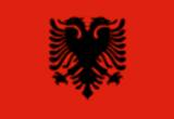 bandera pequeña de Albania