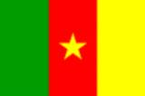 bandera pequeña de Camerún