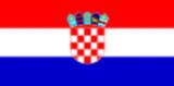 bandera pequeña de Croacia