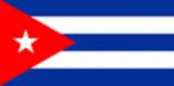 bandera pequeña de Cuba