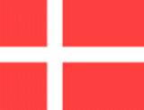bandera pequeña de Dinamarca