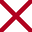 Small falg of Alabama