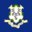 bandera pequeña de Connecticut