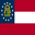 bandera pequeña de Georgia