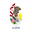 bandera pequeña de Illinois