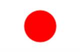 bandera pequeña de Japón