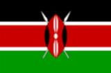 bandera pequeña de Kenia