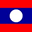 bandera pequeña de Laos