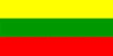 bandera pequeña de Lituania